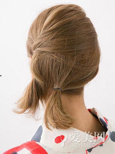 中短发扎发图片,中短发扎发造型大盘点